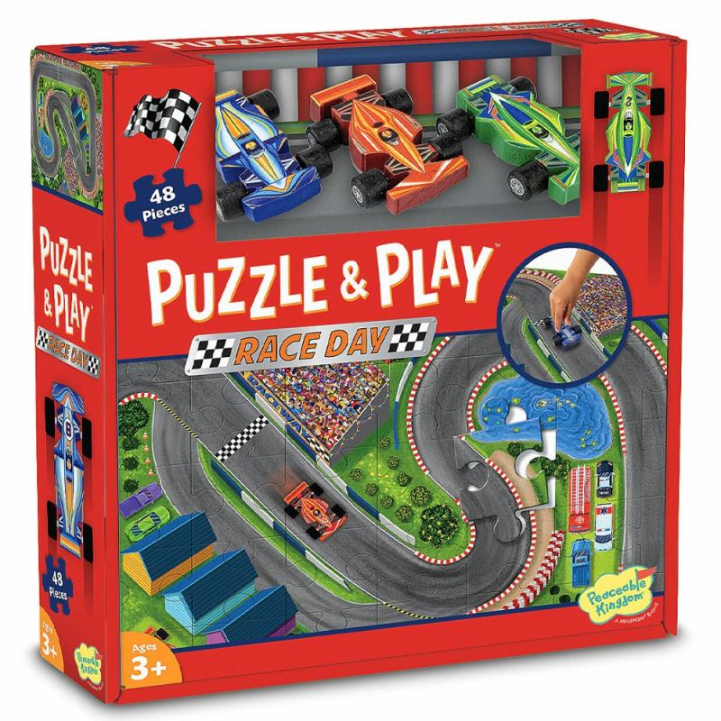 Puzzle And Play Race Day  |  30 To 60 Pc Puzzles 30 To 60 Pc Puzzles 30 To 60 Pc Puzzles