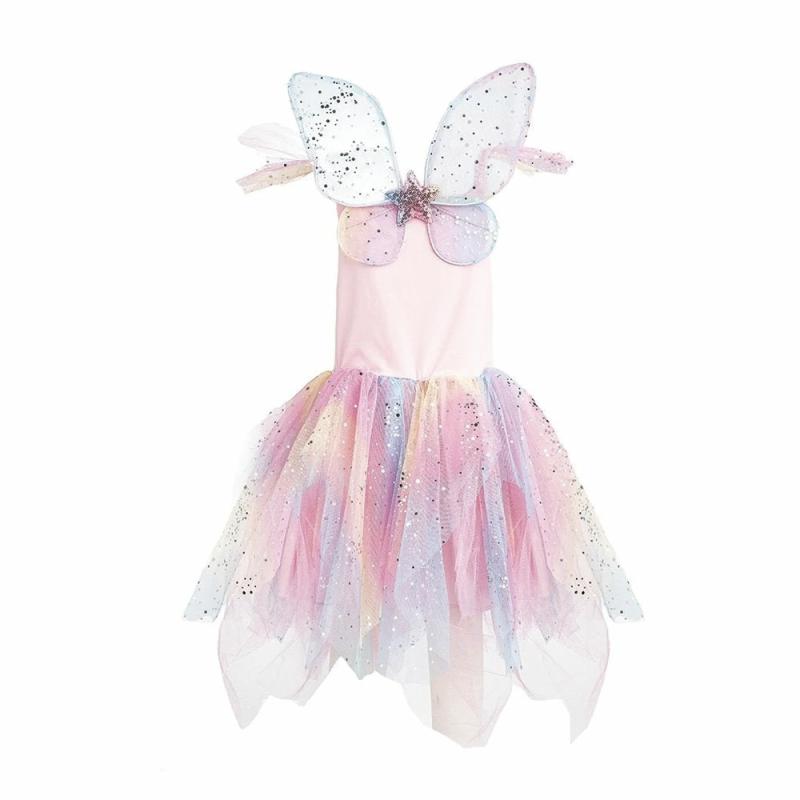 Rainbow Fairy Dress With Wings Size 5-6  |  Dress Up & Role Play Dress Up & Role Play Dress Up & Role Play