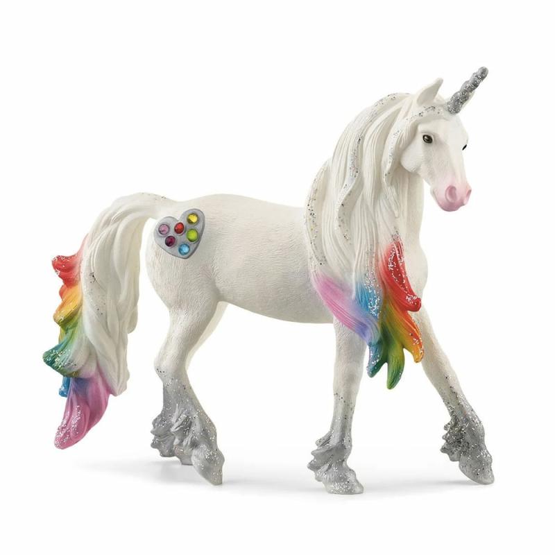 Rainbow Love Unicorn Stallion  |  Figurines Dolls & Playsets Figurines