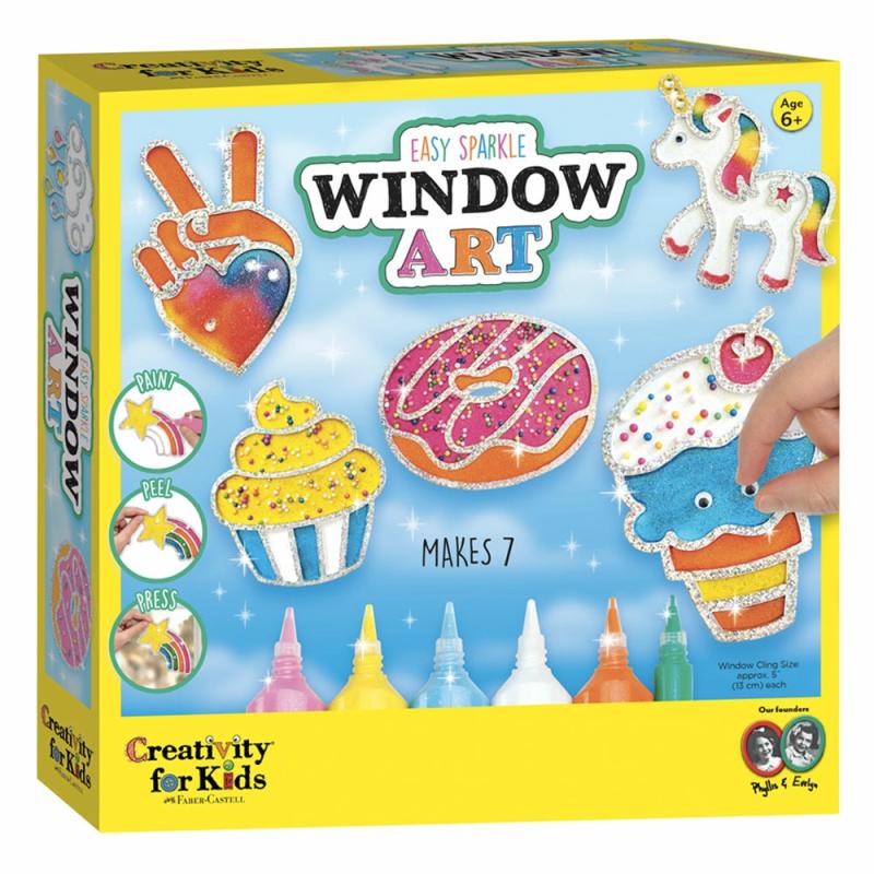 Rainbow Sprinkles Easy Sparkle Window Art  |  Art Kits Art Kits Art Kits