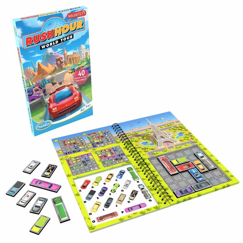 Rush Hour Travel World Tour Magnetic Puzzle  |  Logic Games Games Logic Games