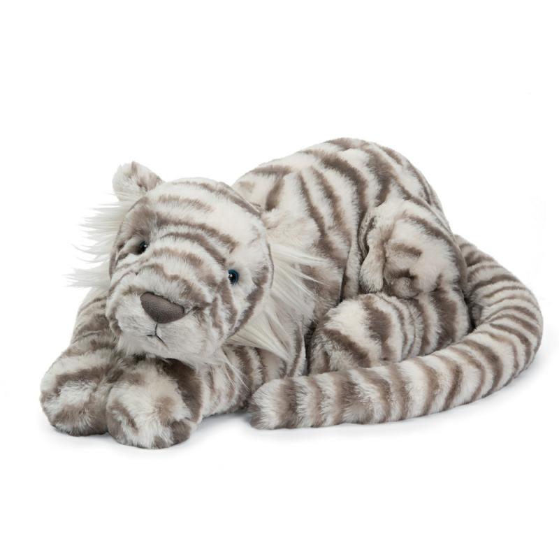 Sacha Snow Tiger Large  |  Stuffed Animals Plush & Soft Toys Stuffed Animals