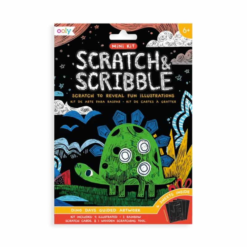 Scratch And Scribble Mini Dino Days  |  Paper Crafts Arts & Crafts Paper Crafts