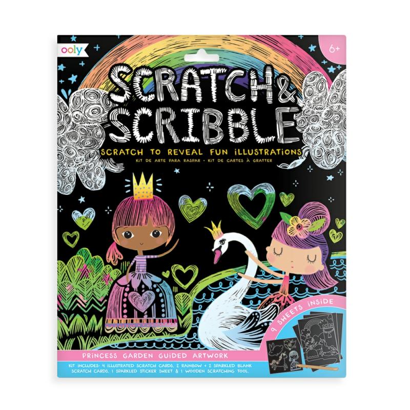 Scratch And Scribble Princess Garden  |  Paper Crafts Arts & Crafts Paper Crafts