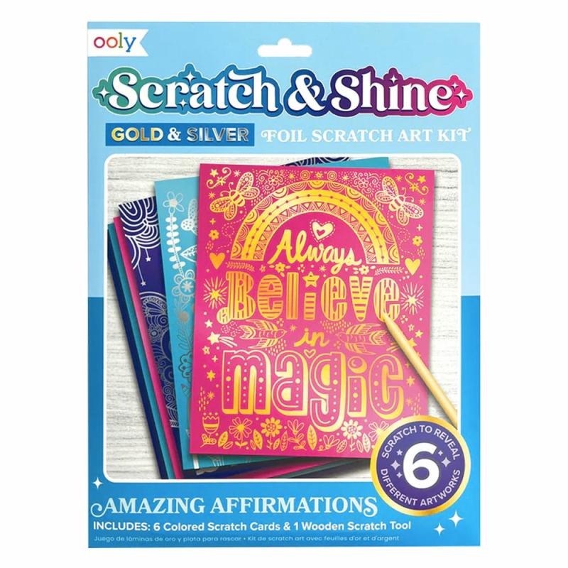 Scratch And Shine Amazing Affirmations  |  Art Kits Art Kits Art Kits