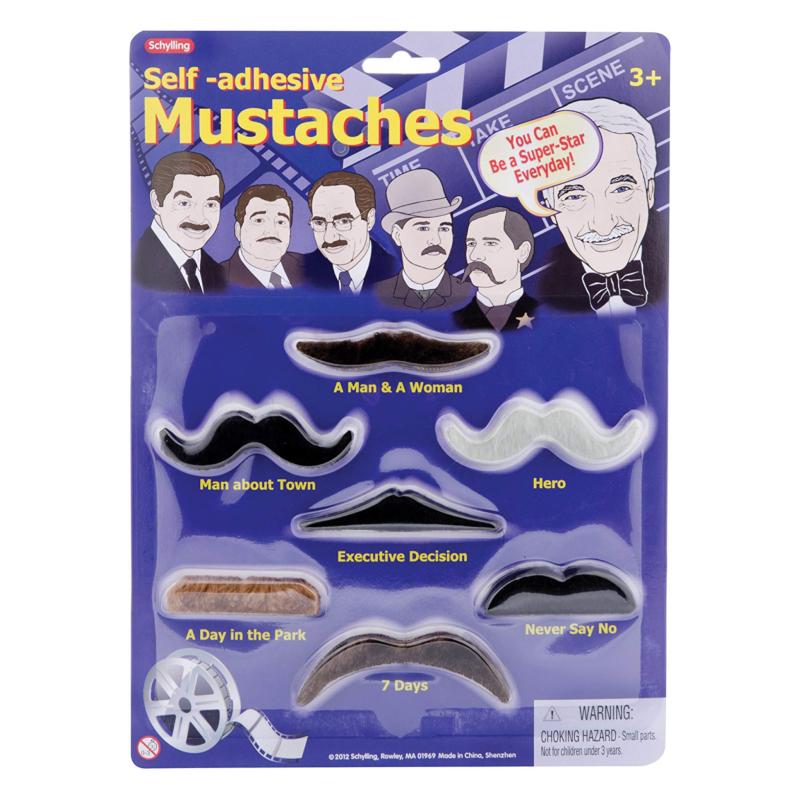 Self Adhesive Mustaches  |  Dress Up & Role Play Dress Up & Role Play Dress Up & Role Play