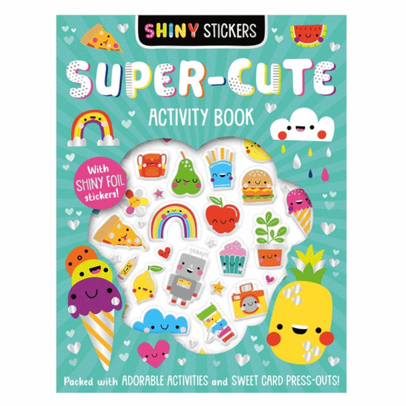 Shiny Stickers Super Cute Activity Book  |  Stickers & Magnets Cubby Stickers & Magnets