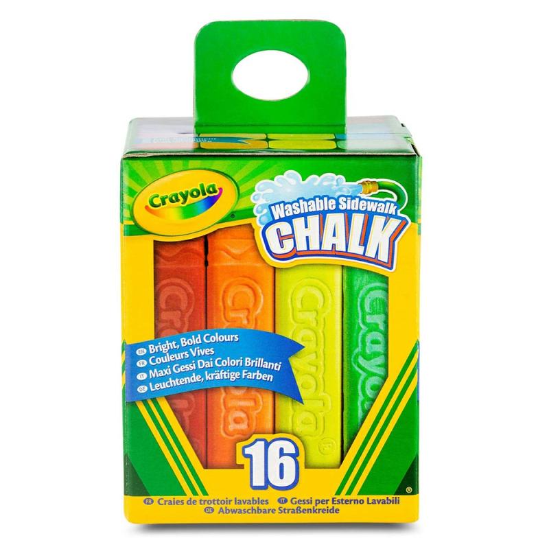 Sidewalk Chalk 16 Pack  |  Art Supplies Art Supplies Art Supplies