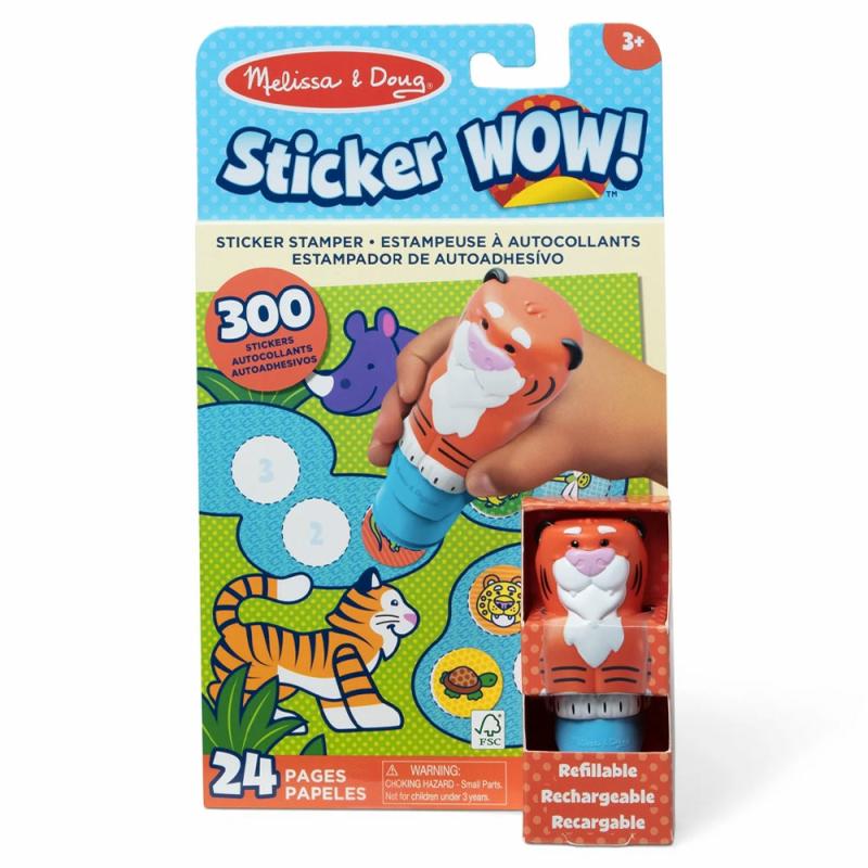 Sticker Wow Tiger  |  Skill Building School Skill Building