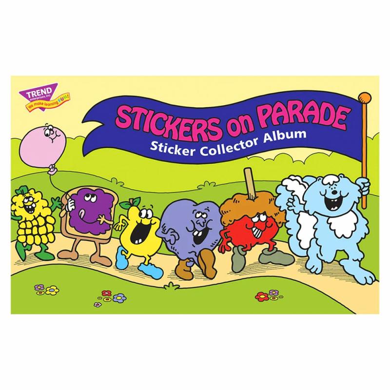 Stickers On Parade Sticker Collector Album  |  Stickers & Magnets Cubby Stickers & Magnets