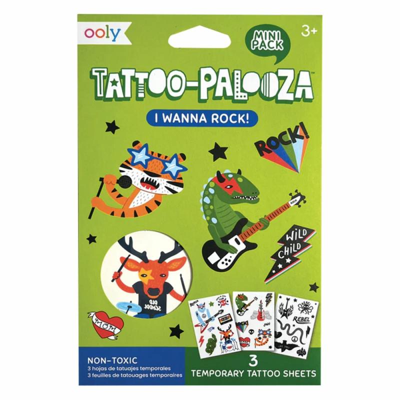 Tattoo Palooza Mini Tattoos Wanna Rock!  |  Trinkets & Treasures Cubby Trinkets & Treasures