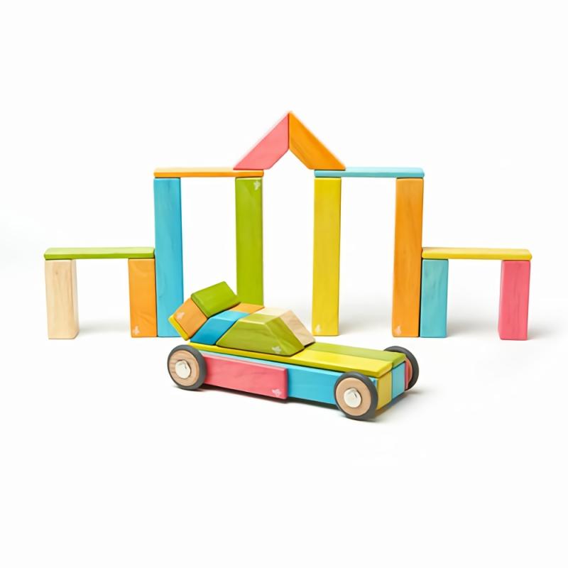 Tegu 42-Piece Set Tints  |  Preschool Builders Building & Construction Preschool Builders