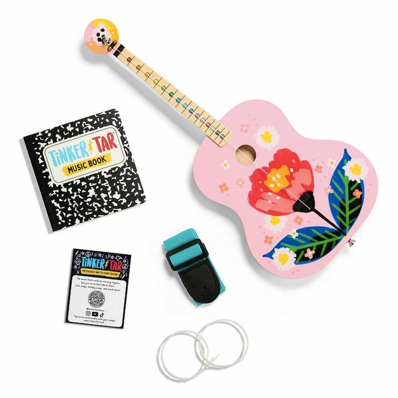 Tinkertar Pink Floral Acoustic  |  Music & Instruments Music & Instruments Music & Instruments