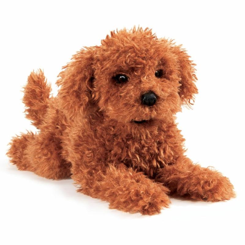 Toy Poodle Puppy Puppet  |  Puppets Plush & Soft Toys Puppets