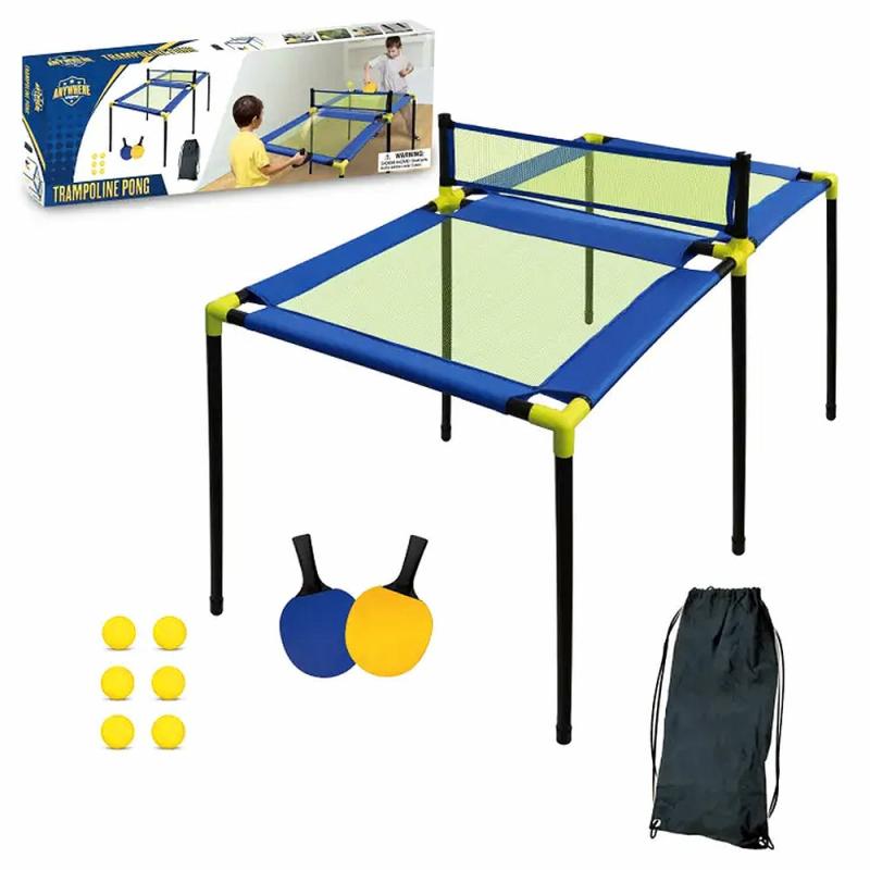 Trampoline Pong Table Tennis Set  |  Outdoor Toys Active & Outdoors Outdoor Toys