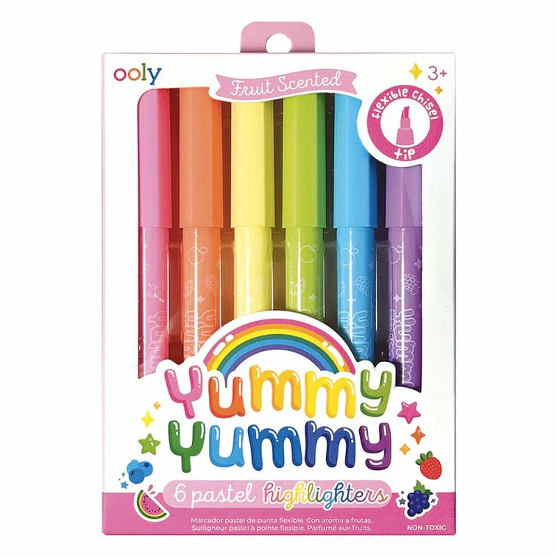 Yummy Yummy Scented Pastel Highlighters 6 Pk  |  Art Supplies Art Supplies Art Supplies