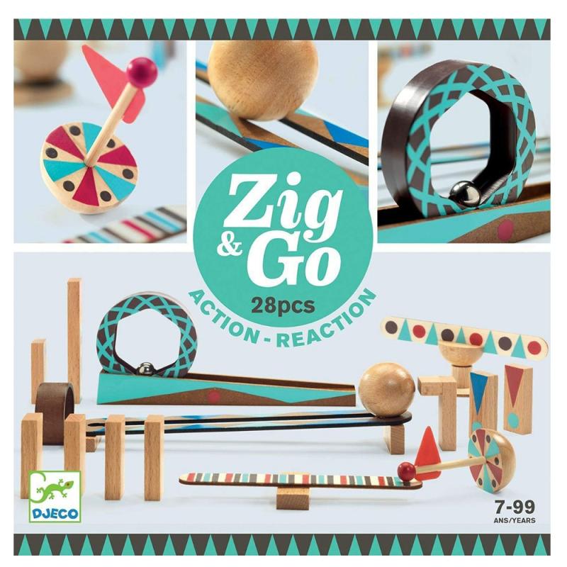 Zig & Go 28 Pc Set  |  Building Kits Building & Construction Building Kits