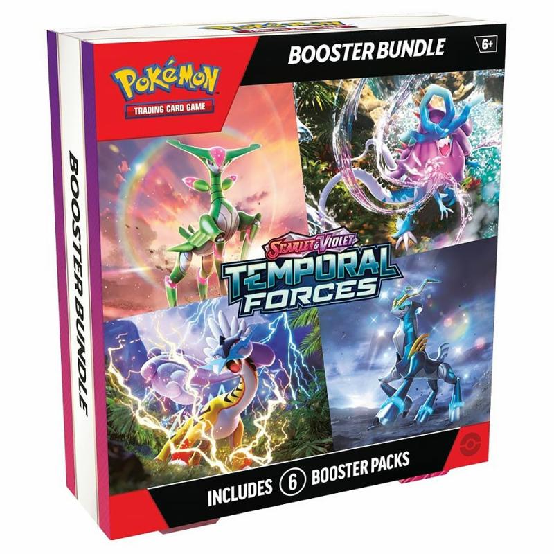 Pokemon Scarlet And Violet 5 Temporal Forces Booster Bundle  |  Trinkets & Treasures Cubby Trinkets & Treasures