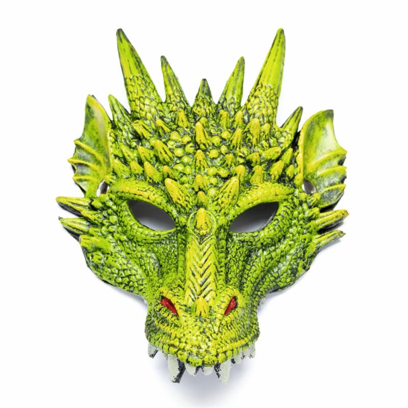 Dragon Mask Green  |  Dress Up & Role Play Dress Up & Role Play Dress Up & Role Play