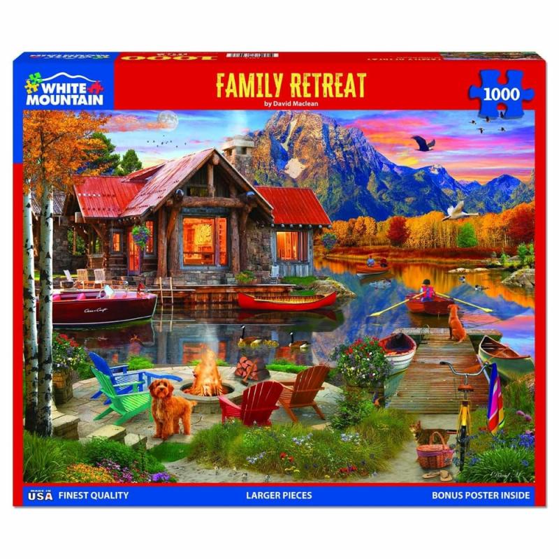 1000 Pc Family Retreat Puzzle  |  1000+ Pc Puzzles 1000+ Pc Puzzles 1000+ Pc Puzzles