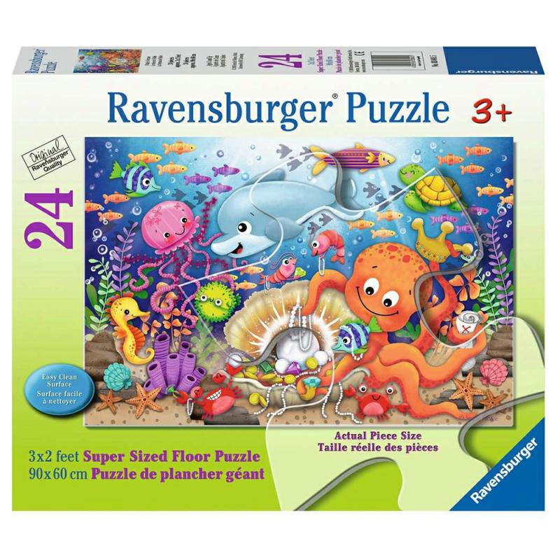 24 Pc Floor Fishie’s Fortune Puzzle  |  12 To 24 Pc Puzzles 12 To 24 Pc Puzzles 12 To 24 Pc Puzzles