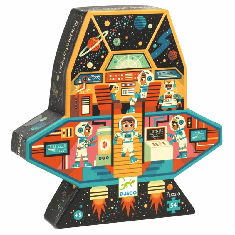 54 Pc Shaped Space Station Puzzle  |  30 To 60 Pc Puzzles 30 To 60 Pc Puzzles 30 To 60 Pc Puzzles