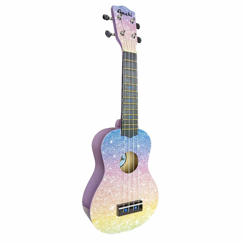 Amahi Soprano Ukulele Rainbow Glitter  |  Music & Instruments Music & Instruments Music & Instruments