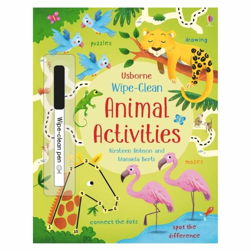 Wipe Clean Animal Activities  |  Skill Building School Skill Building